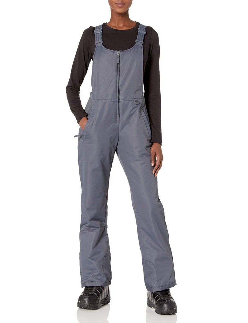 Arctix Women's Essential Insulated Bib Overalls, Steel, Small Tall - Image 4
